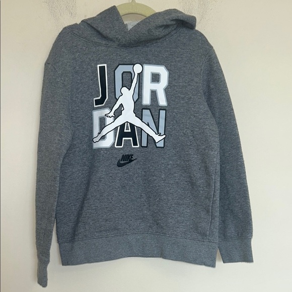 Nike Other - 317. Nike Jordan Gray Hoodie Sweatshirt Pullover size 7